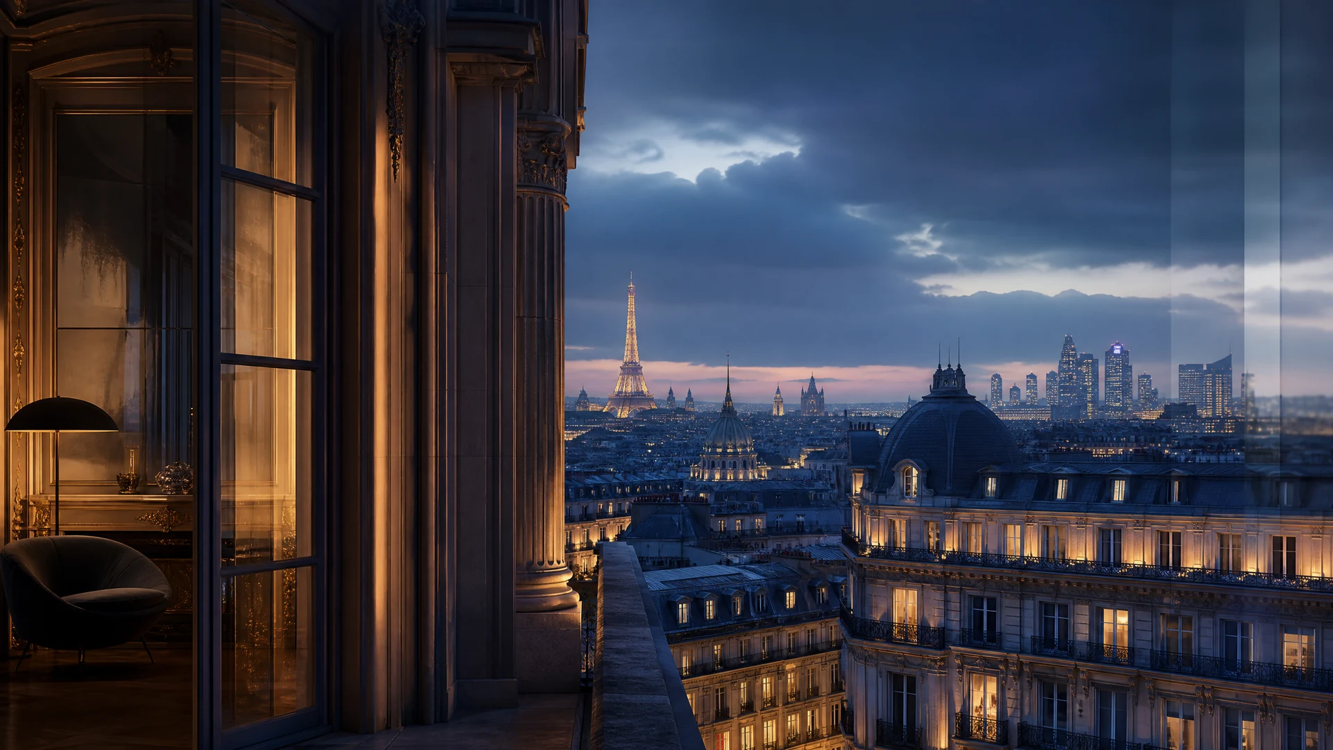 Couverture éditoriale Acropolis Real Estate évoquant l’immobilier européen premium entre Paris, Luxembourg et la Grèce