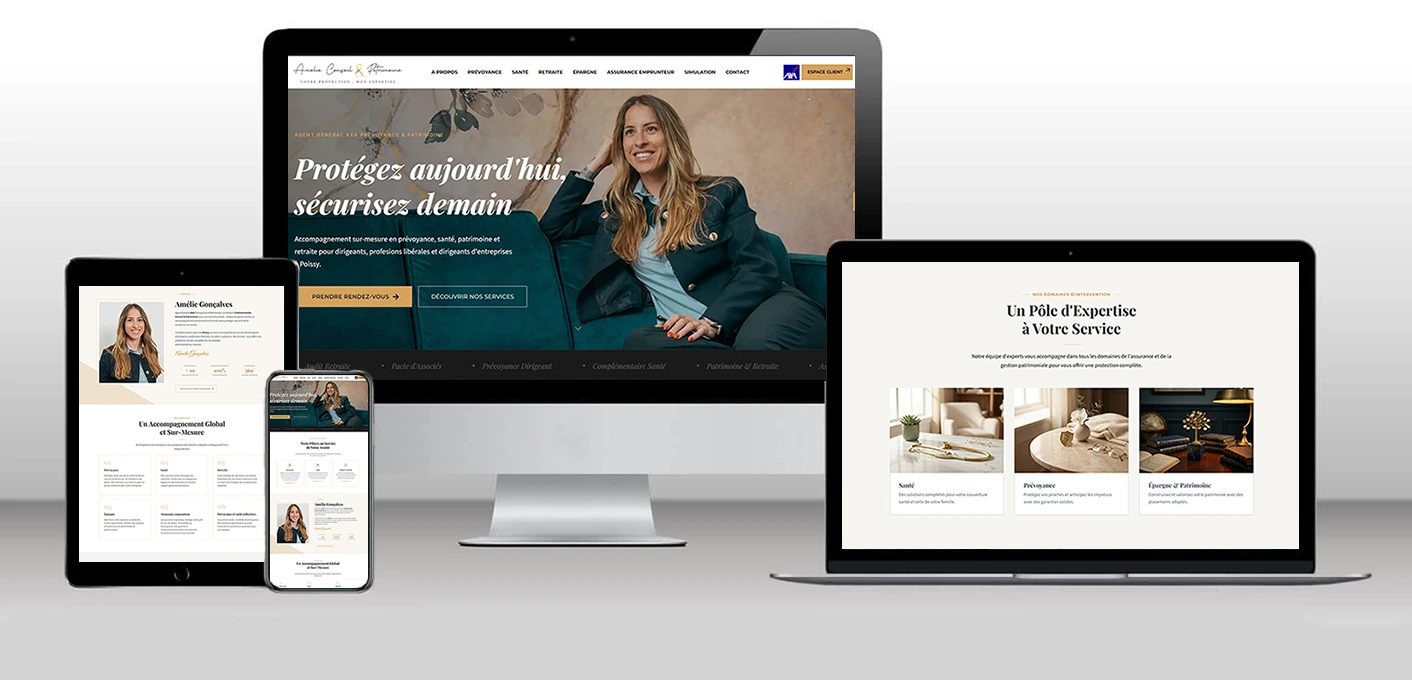 Mockup site prévoyance
